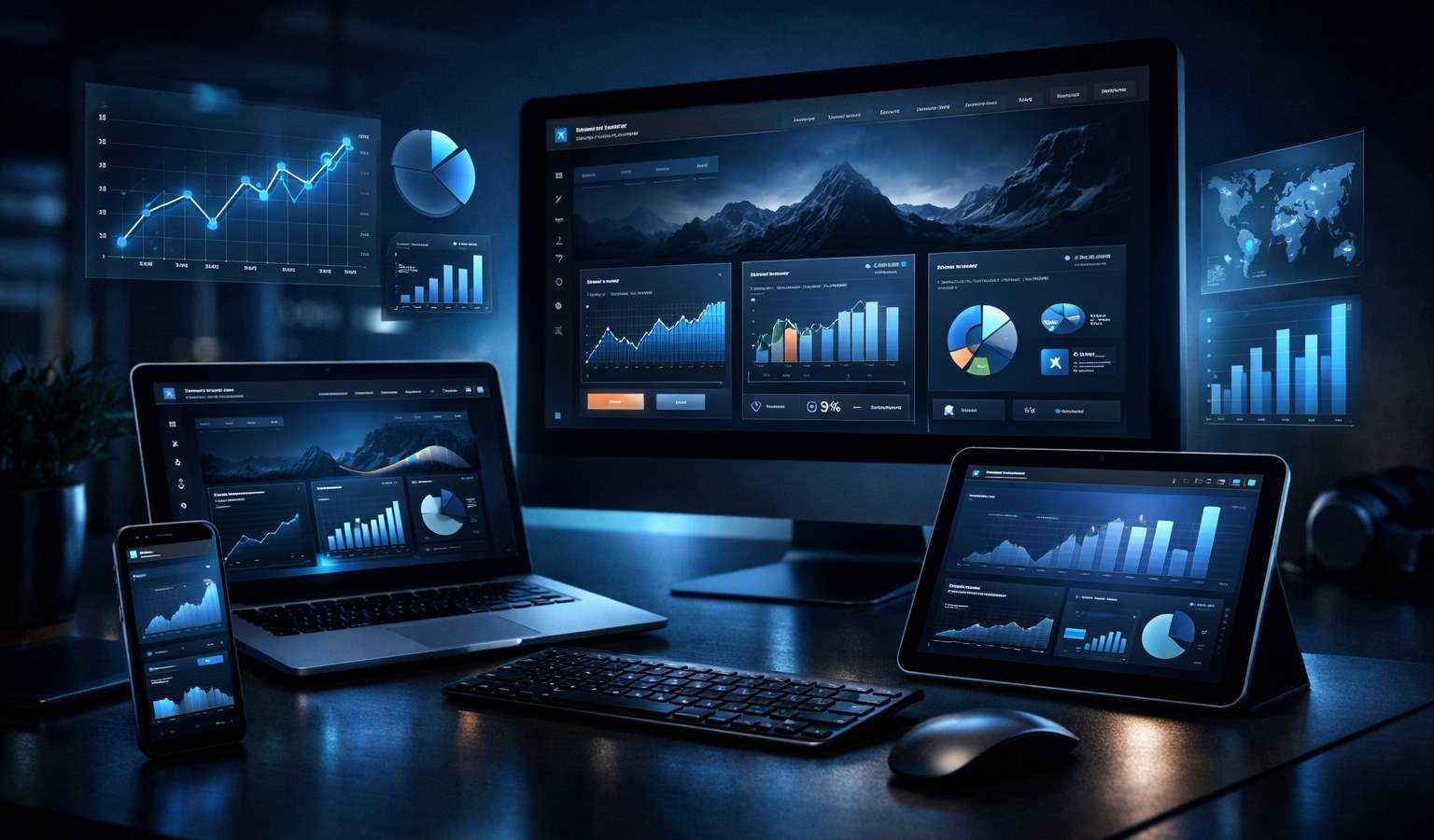 跨裝置支援手機、平板與桌機，提升使用者體驗。